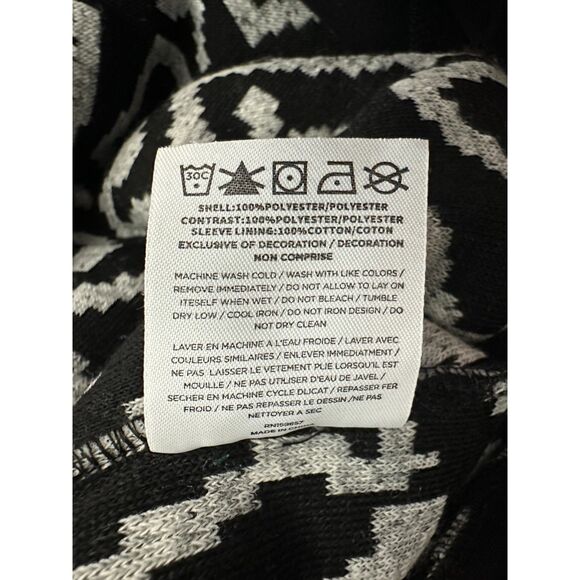 Malbon X Keith Haring Sherpa Pullover Black White Size Small - Picture 3 of 6